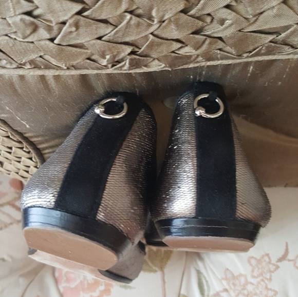 Donald J Pliner metallic ballet 9 1/2 narrow - Picture 3 of 7